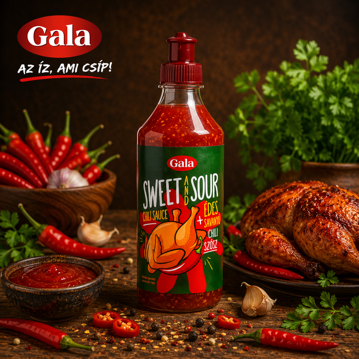 Gala édes-savanyú szósz 500 ml