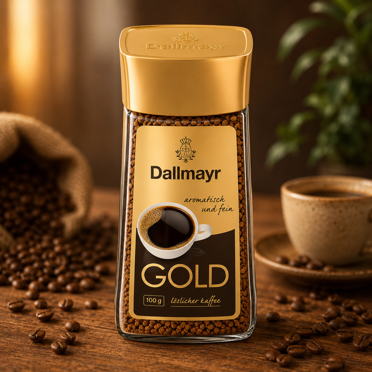 Dallmayr Gold instant kávé 200 g