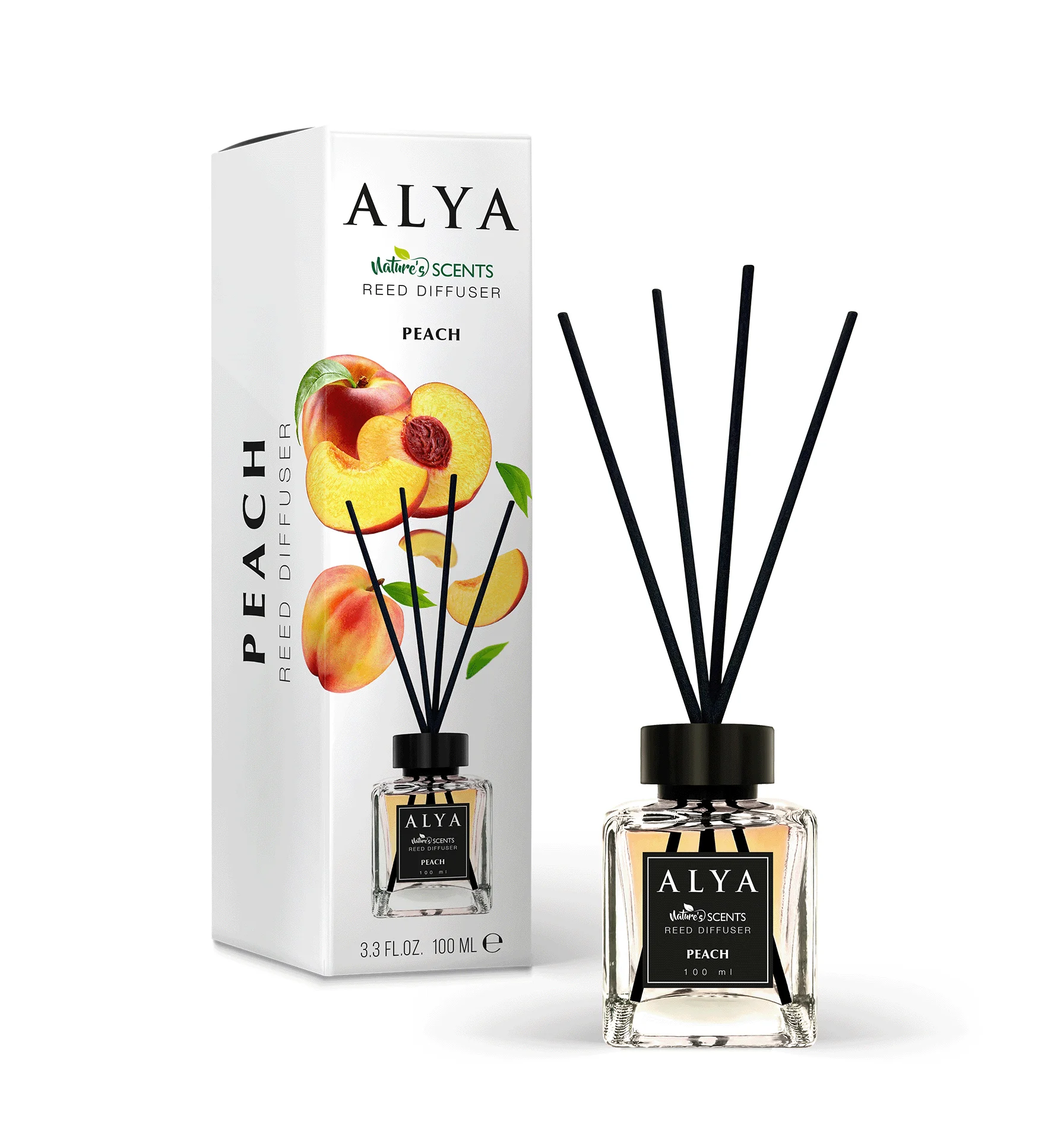 Alya Nature's Scents pálcás aroma diffúzor - Peach