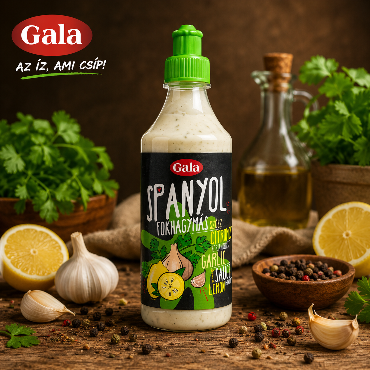 Gala spanyol fokhagymás szósz 500 ml