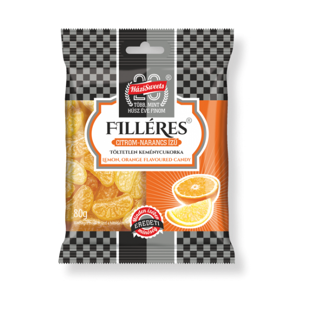 Filléres keménycukor Citrom-narancs 80 G