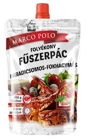 Thymos Marco Polo folyékony fűszerpác paradicsommal és fokhagymával 90g