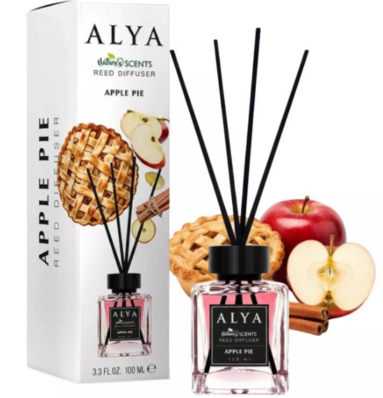 Alya Nature's Scents pálcás aroma diffúzor-Almás pite