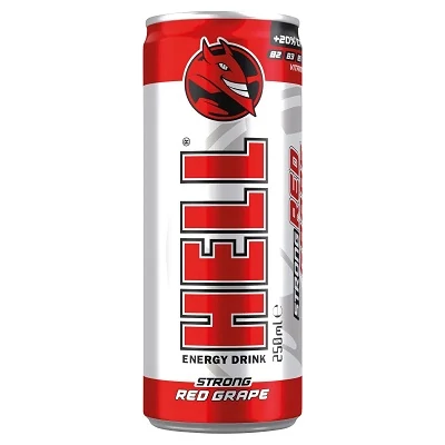 Hell Energiaital 250Ml Strong Red Grape