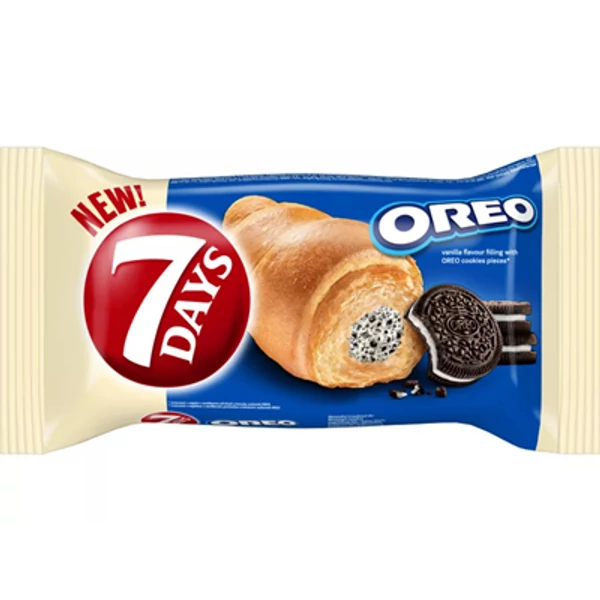 Croissant 7DAYS Oreo keksz töltelékkel 60 g