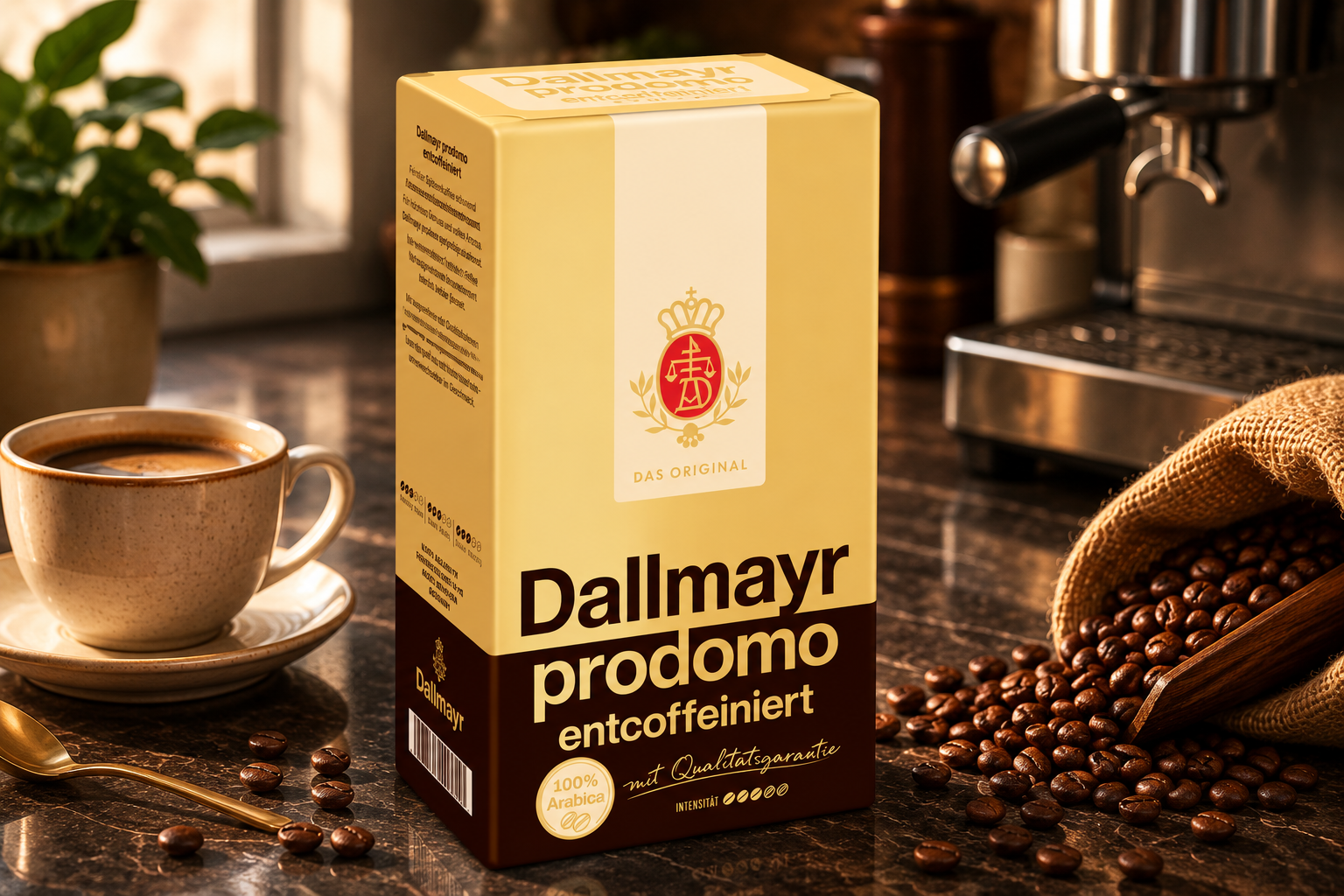 Dallmayr Prodomo koffeinmentes őrölt kávé 500 g