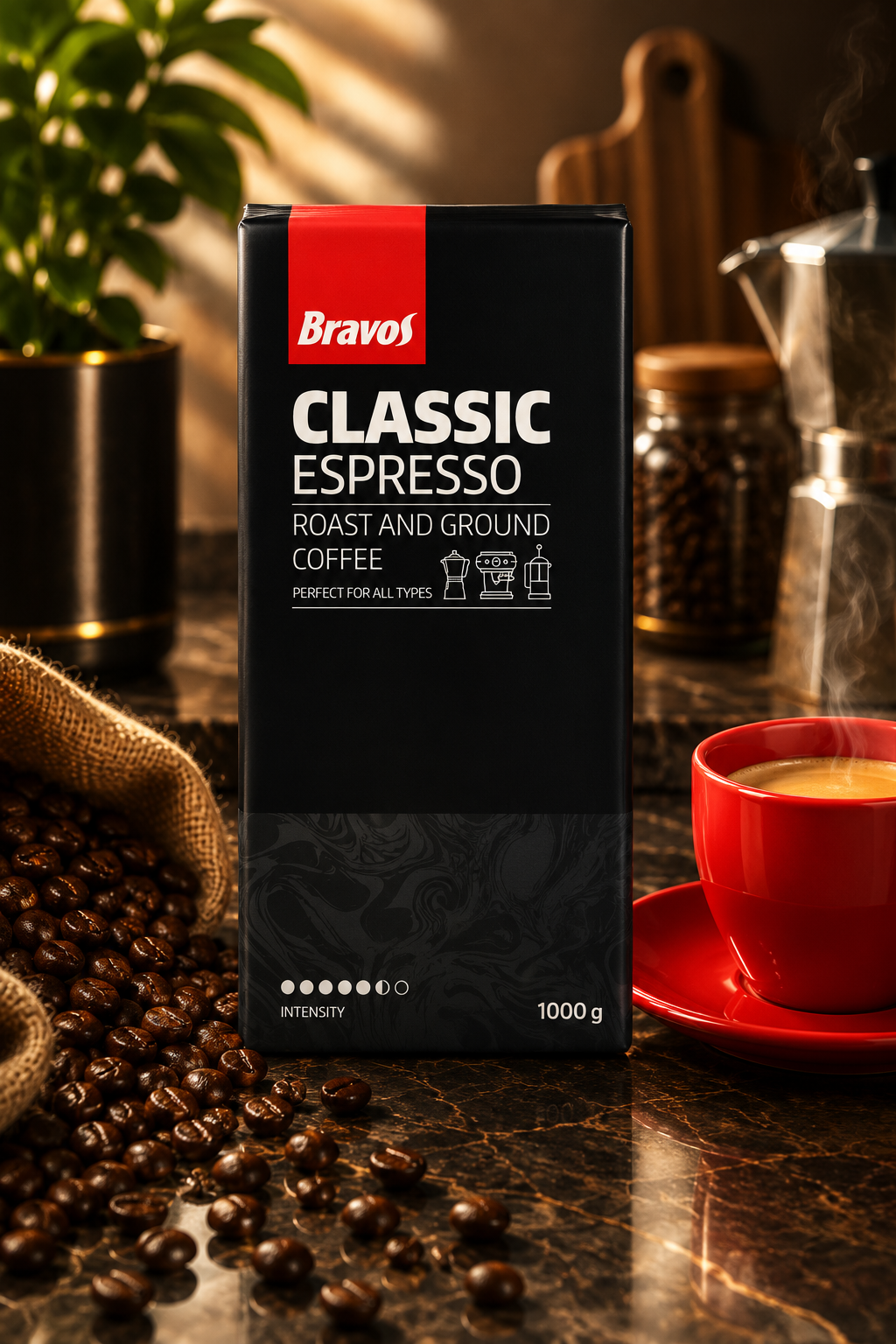 Bravos Classic Espresso szemes kávé (1 kg)