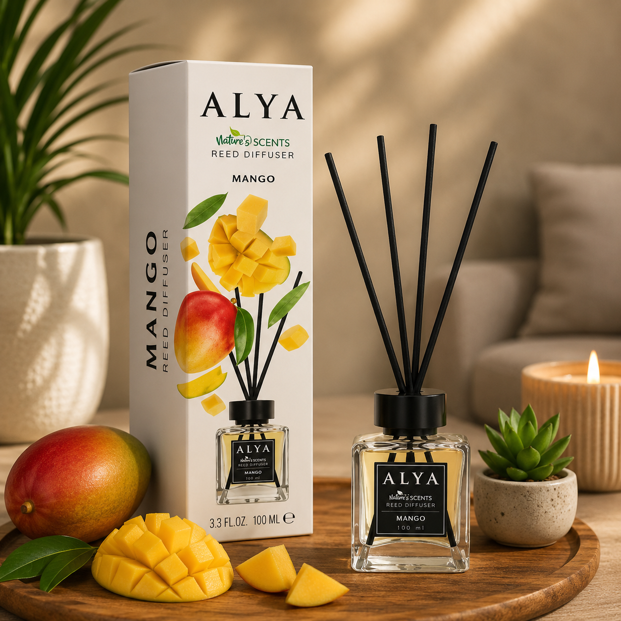 Alya Nature's Scents pálcás aroma diffúzor - Mangó