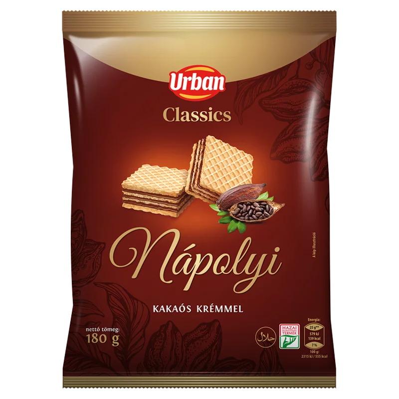 Urban Classics nápolyi kakaós krémmel 180 g