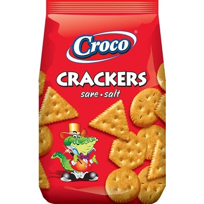 Croco Crackers 100 g Sós