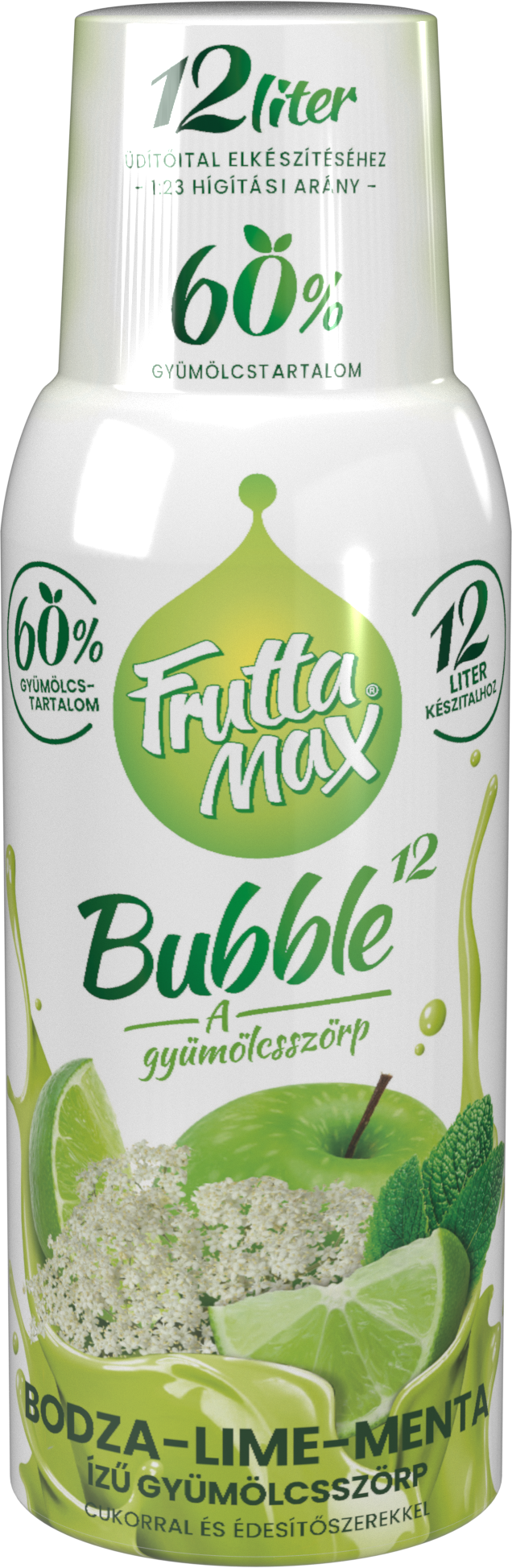 Bubble bodza-lime-menta szörp