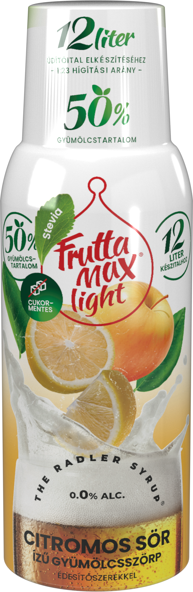 Light citromos-radler ízű gyümölcsszörp